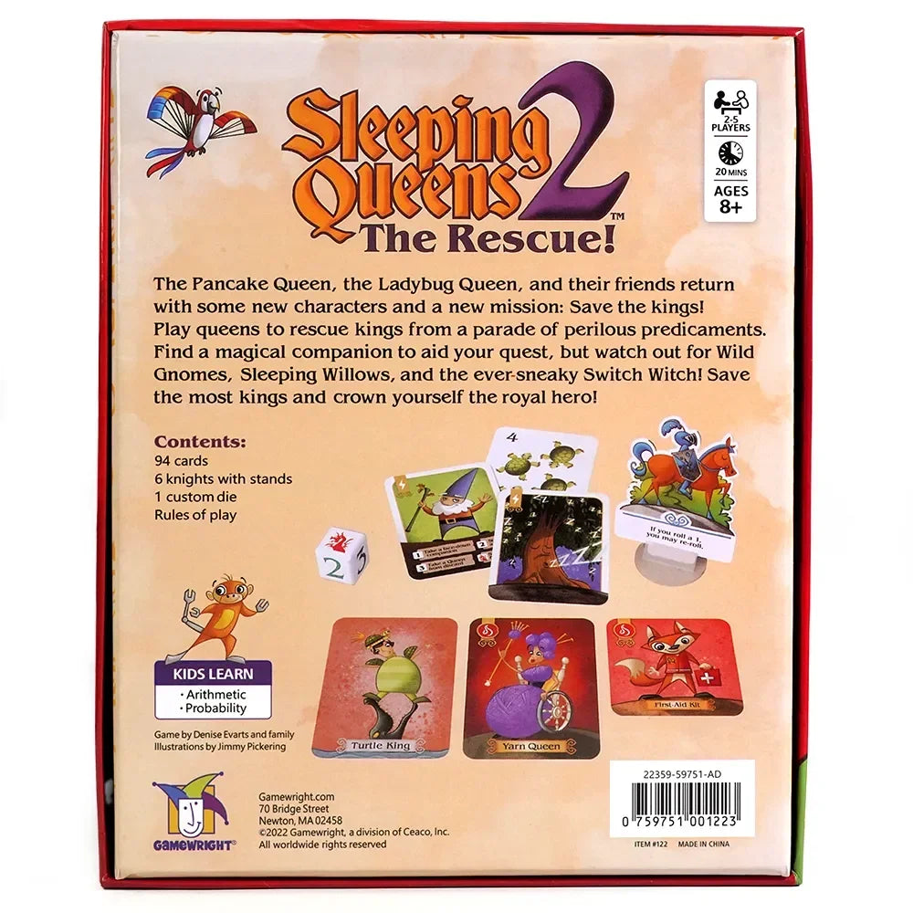 Gamewright - Sleeping Queens 2 The Rescue! Game Gamewright - Sleeping Queens 2 The Rescue! Game